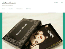 Tablet Screenshot of lollipop-couture.com